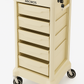 Rolling Salon Trolley with Locking Drawers