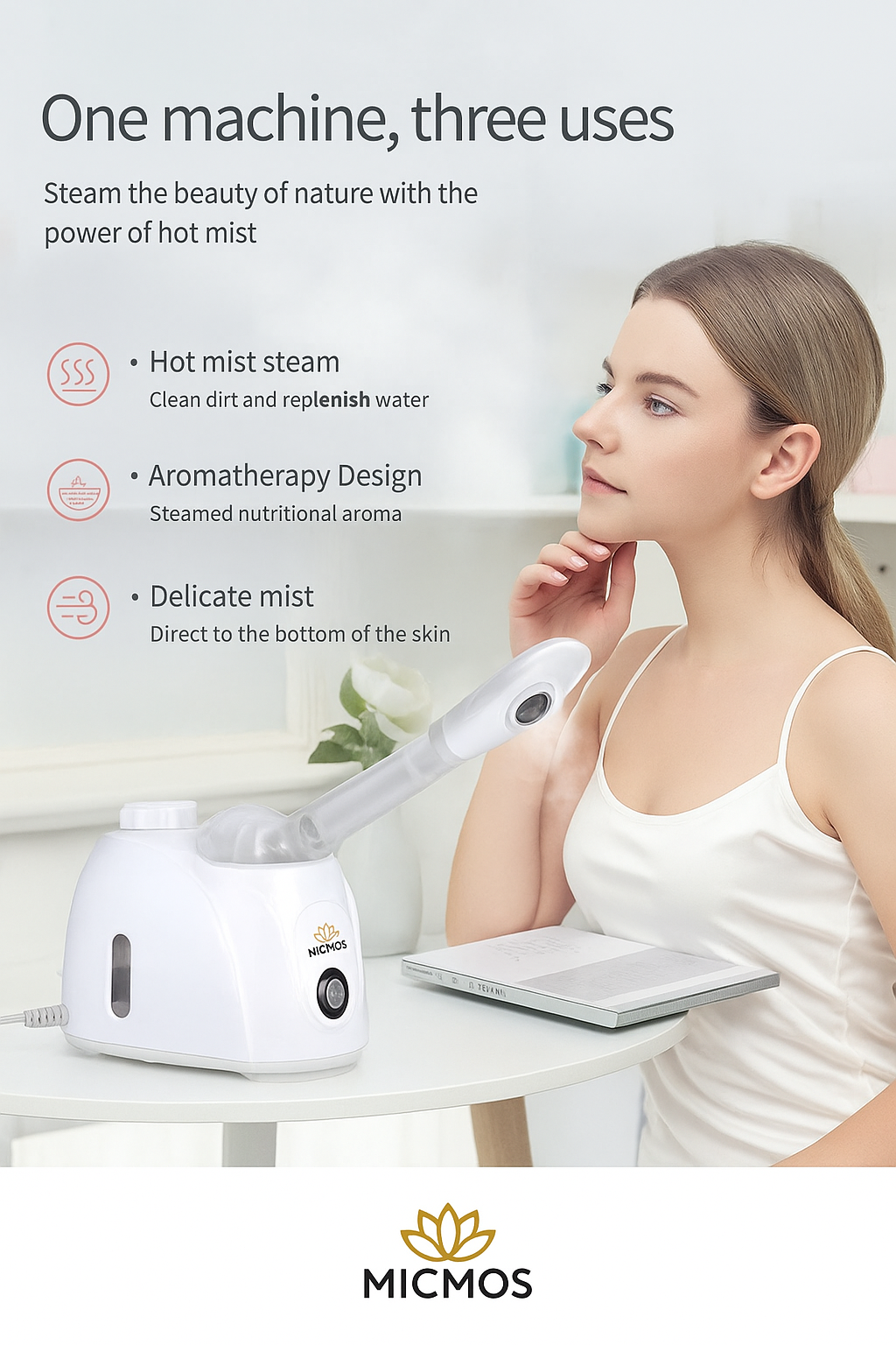 Facial Steamer with Ozone Function